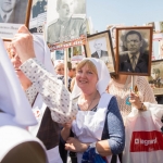 Представители социальной службы Астанайской и Алматинской епархии города Алматы приняли участие в памятном шествии "Бессмертного полка"