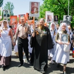 Представители социальной службы Астанайской и Алматинской епархии города Алматы приняли участие в памятном шествии "Бессмертного полка"